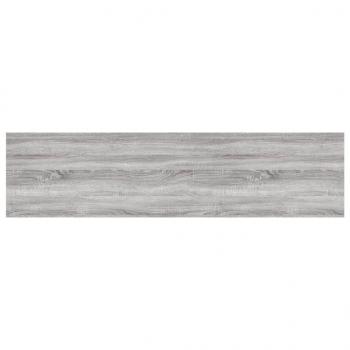 Wandregale 4 Stk. Grau Sonoma 80x20x1,5 cm Holzwerkstoff