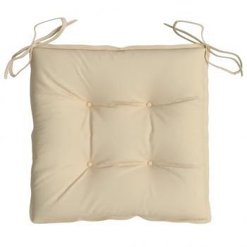 Palettenkissen 6 Stk. Beige 50x50x7 cm Oxford-Gewebe
