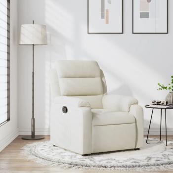 ARDEBO.de - Relaxsessel Creme Samt