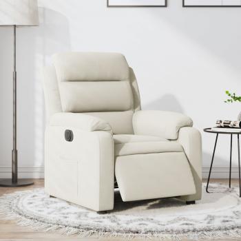 ARDEBO.de - Relaxsessel Elektrisch Creme Samt