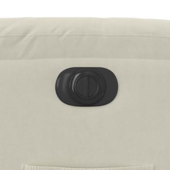 Relaxsessel Elektrisch Creme Samt
