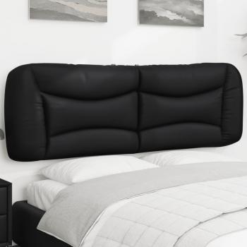 ARDEBO.de - Kopfteil-Kissen Schwarz 160 cm Kunstleder