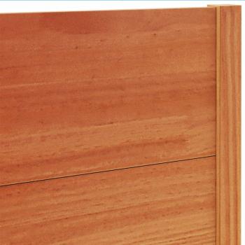 Kopfteil Wachsbraun 160 cm Massivholz Kiefer