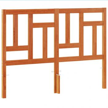 Kopfteil Wachsbraun 140 cm Massivholz Kiefer
