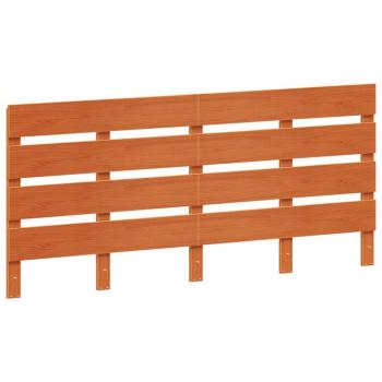 Kopfteil Wachsbraun 180 cm Massivholz Kiefer