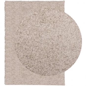 Shaggy-Teppich PAMPLONA Hochflor Modern Beige 200x280 cm