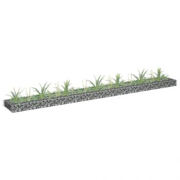 ARDEBO.de - Gabionen-Hochbeet Verzinkter Stahl 270x30x10 cm