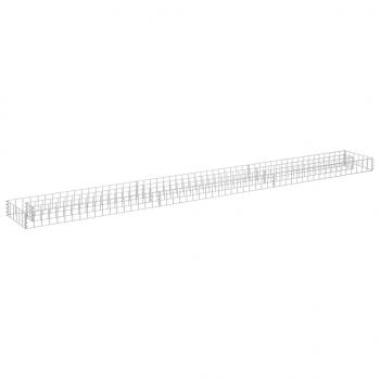 Gabionen-Hochbeet Verzinkter Stahl 270x30x10 cm