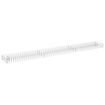 Gabionen-Hochbeet Verzinkter Stahl 270x30x10 cm