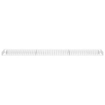Gabionen-Hochbeet Verzinkter Stahl 270x30x10 cm