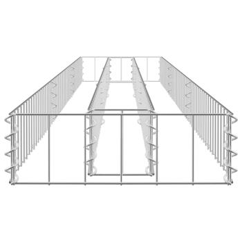 Gabionen-Hochbeet Verzinkter Stahl 270x30x10 cm