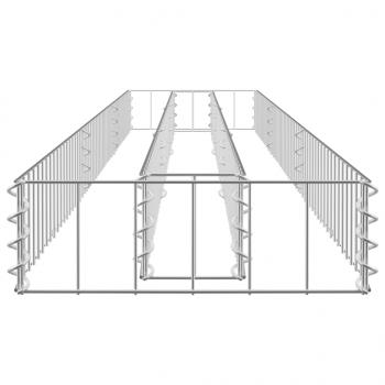 Gabionen-Hochbeet Verzinkter Stahl 270x30x10 cm