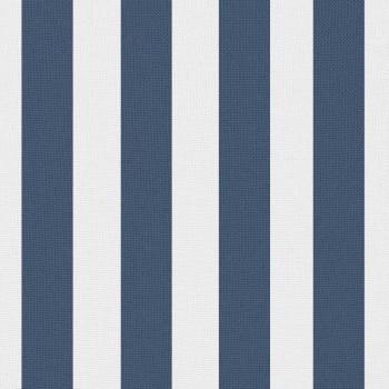 Gartenkissen 2 Stk. Streifenmuster 45 x 45 cm Marineblau