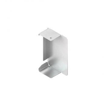 ARDEBO.de Niedax Endabschlussdeckel, 40x40mm pulverbeschichtet RAL 9010, reinweiß (LED40.040R)