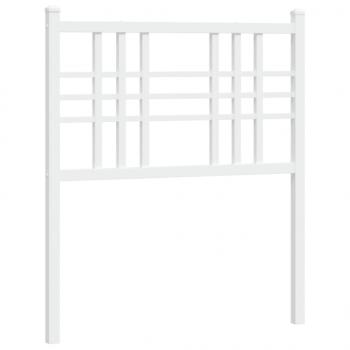 Kopfteil Metall Weiß 75 cm