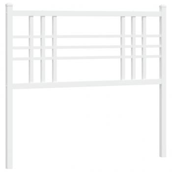 Kopfteil Metall Weiß 100 cm