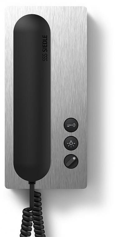 ARDEBO.de Siedle HTA 811-0 E/S Haustelefon Analog, Edelstahl/schwarz (200041543-00)