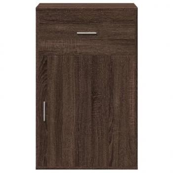 Beistellschrank Braun Eichen-Optik 56,5x39x90 cm Holzwerkstoff