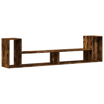 ARDEBO.de - TV-Schränke 2 Stk. Räuchereiche 100x30x50 cm Holzwerkstoff