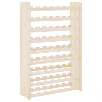 Weinregal 72,5x25x111,5 cm Massivholz Kiefer