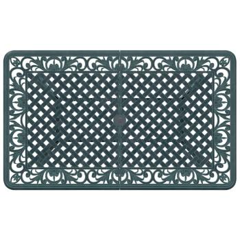 Gartentisch Grün 150x90x72 cm Aluminiumguss