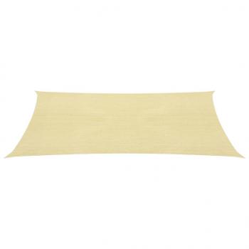 Sonnensegel 160 g/m² Beige 2,5x4,5 m HDPE
