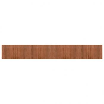 Teppich Rechteckig Braun 60x400 cm Bambus