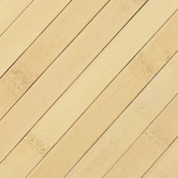 Teppich Rechteckig Hell Natur 60x300 cm Bambus