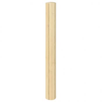 ARDEBO.de - Teppich Rechteckig Hell Natur 60x500 cm Bambus