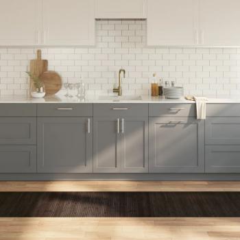 ARDEBO.de - Teppich Rechteckig Dunkelbraun 60x500 cm Bambus