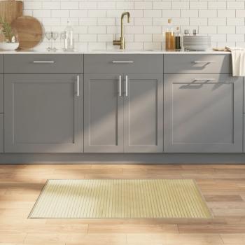 ARDEBO.de - Teppich Rechteckig Hell Natur 60x100 cm Bambus