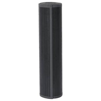 Teppich Rechteckig Grau 60x300 cm Bambus