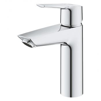 GROHE QuickFix Start Einhebel- Waschtischarmatur, mit Temperaturbegrenzer, EcoJoy, SilkMove® ES, chrom (23746002)
