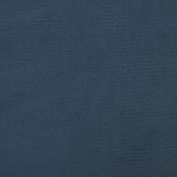Ohrensessel mit Hocker Blau Samt