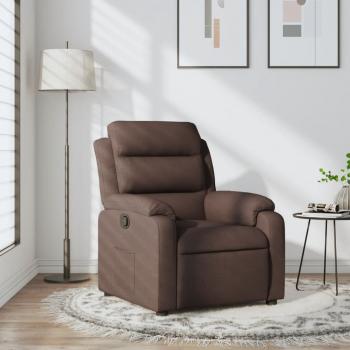 ARDEBO.de - Relaxsessel Dunkelbraun Stoff