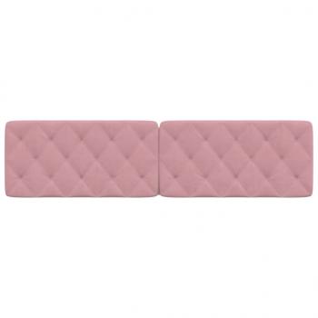 Kopfteil-Kissen Rosa 200 cm Samt