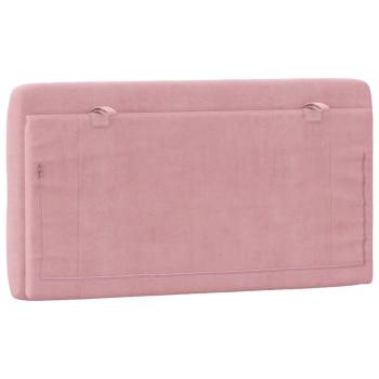 Kopfteil-Kissen Rosa 100 cm Samt