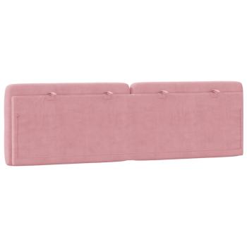 Kopfteil-Kissen Rosa 160 cm Samt