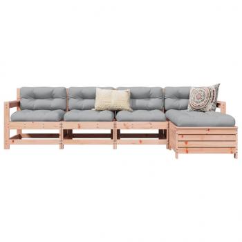 ARDEBO.de - 5-tlg. Garten-Sofagarnitur Massivholz Douglasie