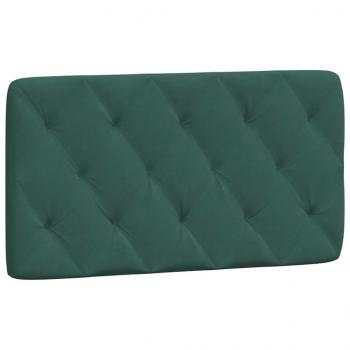 Kopfteil-Kissen Dunkelgrün 100 cm Samt