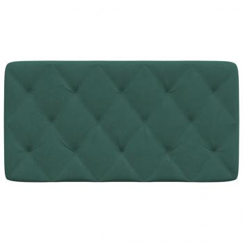 Kopfteil-Kissen Dunkelgrün 100 cm Samt