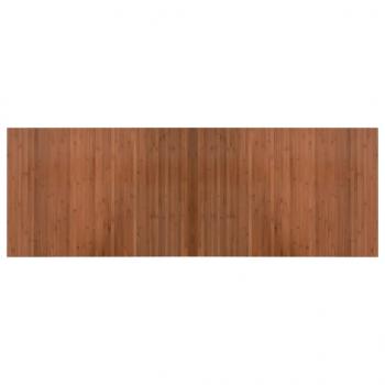 Teppich Rechteckig Braun 70x200 cm Bambus