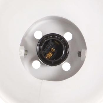 Wandlampe Industriestil Weiß 65x25 cm E27