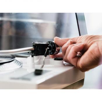 Plattenspieler Direktantrieb PC-Codierung CE-UK Weiß (Menge: 2 je Bestelleinheit)