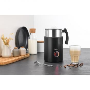 BEEM Induktions-Milchaufschäumer Milk Perfect II 260ml, 500W, Edelstahl/schwarz (08158)