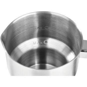 BEEM Induktions-Milchaufschäumer Milk Perfect II 260ml, 500W, Edelstahl/schwarz (08158)