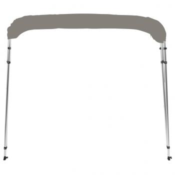 4-Bow Bimini-Top Grau 236x199x135 cm