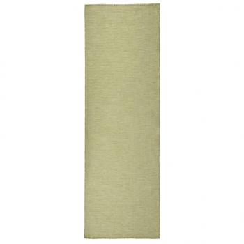 ARDEBO.de - Outdoor-Teppich Flachgewebe 80x250 cm Grün