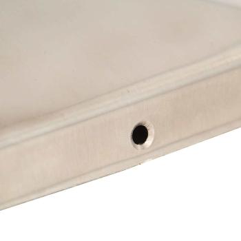 Pfostenkappen 6 Stk. Pyramide Edelstahl 101 x 101 mm