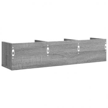 Wandschränke 2 Stk. Sonoma-Eiche 75x18x16,5 cm Holzwerkstoff